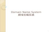 Domain Name System 網域名稱系統