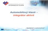Automobilový klastr –  integrátor aktivit