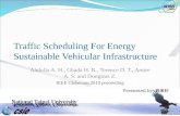 Traffic Scheduling For Energy Sustainable Vehicular Infrastructure