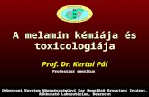 A melamin kémiája és toxicologiája
