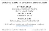 Sbor Církve bratrské v Ostravě            sborová oznámení 22.6.2014