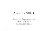 Az  Oracle  SQL 4.