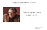 Hans Jürgen Eysenck (1916 – 1997)