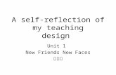 A self-reflection of my teaching design