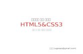 처음부터 다시 배우는  HTML5&CSS3