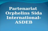 Partenariat  Orphelins Sida International- ASDEB