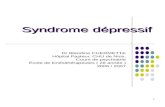 Syndrome dépressif