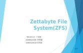 Zettabyte File System(ZFS)