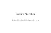 Euler’s Number