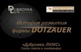 История развития фирмы  DOTZAUER