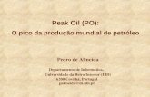 Peak Oil (PO): O pico da produção mundial de petróleo