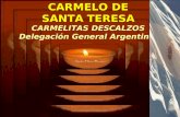 CARMELO DE SANTA TERESA CARMELITAS DESCALZOS Delegación General Argentina