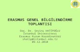 ERASMUS GENEL BİLGİLENDİRME TOPLANTISI