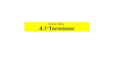 Název úlohy:  4.7 Termistor