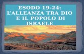 ESODO 19-24:  L’ALLEANZA TRA DIO  E IL POPOLO  DI  ISRAELE