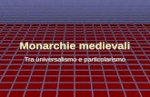 Monarchie medievali