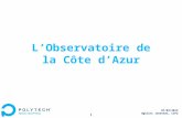 L’Observatoire de la Côte d’Azur