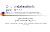 Jani Rönkkönen jani.ronkkonen@lut.fi