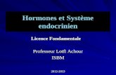Hormones et Système endocrinien