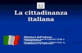 La cittadinanza italiana