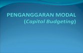 Penganggaran Modal  ( Capital  Budgeting )