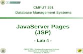 JavaServer Pages (JSP) - Lab 4 -