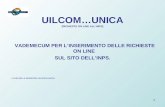 UILCOM…UNICA (RICHIESTE ON LINE ALL’INPS)