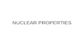 NUCLEAR PROPERTIES