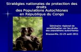Stratégies nationales  de protection des droits  des Populations Autochtones