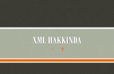 XML HAKKINDA