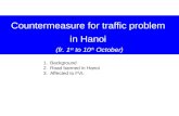 Countermeasure for traffic problem  in Hanoi  (fr. 1 st  to 10 th  October)