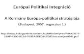 Európai Politikai Integráció