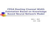 FPGA Routing Channel Width Estimation Based on Knowledge Based Neural Network Model