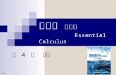 微積分  精華版 Essential Calculus