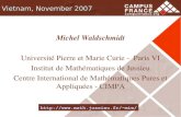 Michel Waldschmidt Université Pierre et Marie Curie -  Paris VI