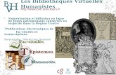 Les Bibliothèques Virtuelles Humanistes
