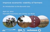 Improve  economic viability of farmers
