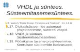 VHDL ja süntees