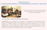 CAPITULO XVIII LA  REVOLUCIÓN LIBERAL  Y EL  RISORGIMENTO ITALIANO  1848-1849