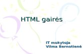 HTML gairės