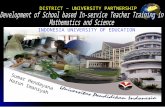 Development of School based In-service Teacher Training in  Mathematics and Science
