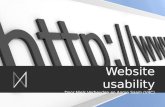 Website usability Door Niels Verheyden en Aaron Saam (V4C)