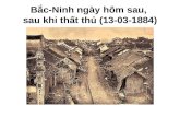 Bắc-Ninh ngày hôm sau,  sau khi thất thủ (13-03-1884)