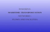 POWERFUL  MARITIME TRANSPORTATION NETWORKS :  FLOWS AND FACILITIES.