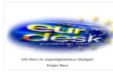 Info Büro im Jugendgästehaus Stuttgart Jürgen Baur