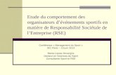 Conférence « Management du Sport » ISC Paris – 13 juin 2013 Marie-Liesse Dovergne