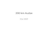 200 km  Audax