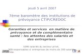 jeudi 5 avril 2007 7ème baromètre des institutions de prévoyance CTIP/CREDOC