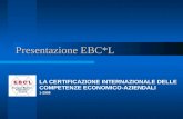 Presentazione EBC*L