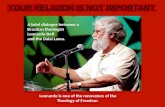 A brief dialogue between a Brazilian theologist  Leonardo Boff  an d the Dalai Lama.